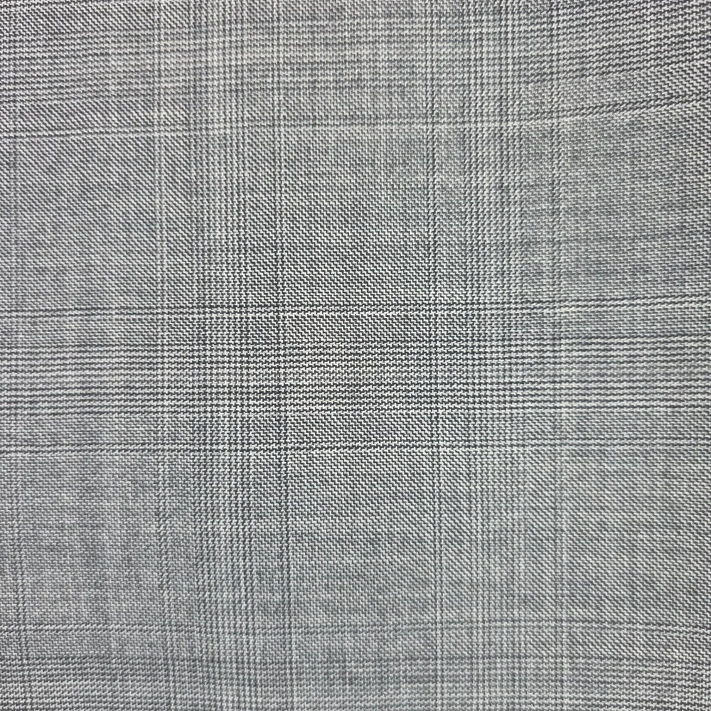 Banana Republic Men 42R Grey Glen Plaid 100% Wool Tailored Fit Blazer Sport Coat